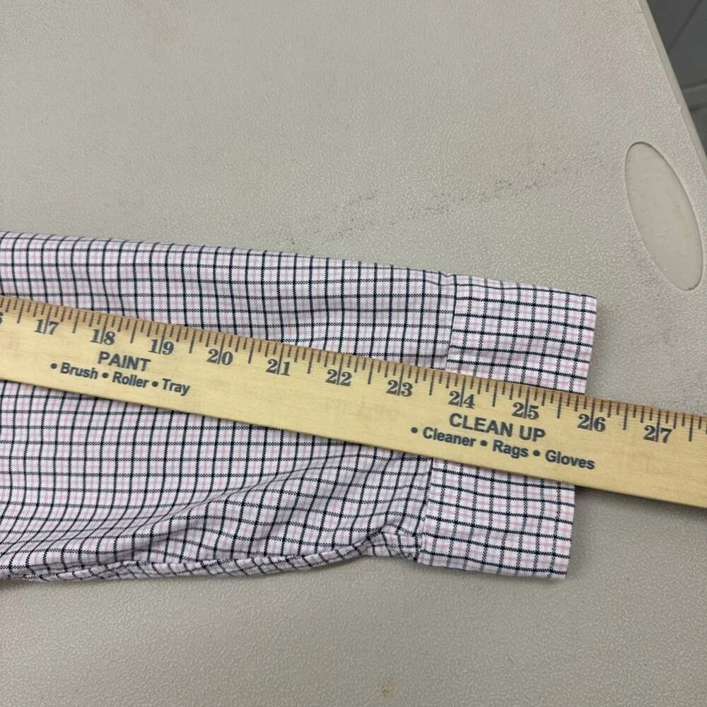 Vintage Polo Ralph‎ Lauren Classic Fit Shirt Mens XXL Pink Blue Check Plaid EUC